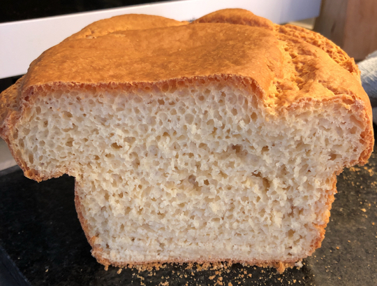 Bread made with the wrong bread tin