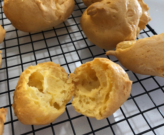 Choux, the pastry works even if my piping doesn't.